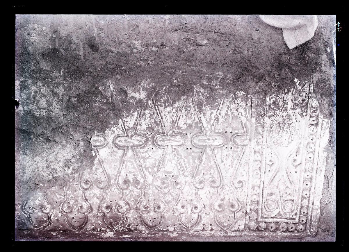 Privathäuser, Stuck, Haus III, Zimmer 1 (Ornament Nr. 107)
