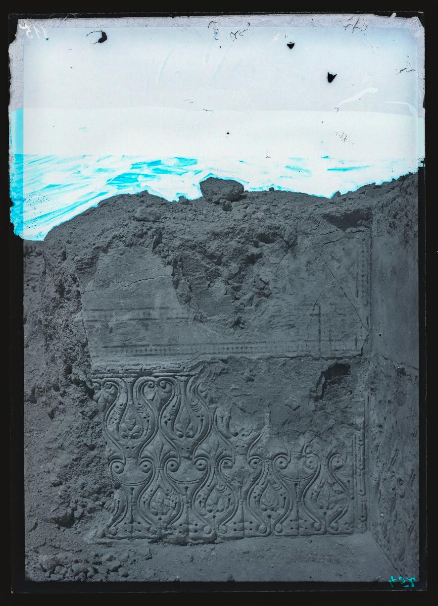 Privathäuser, Stuck, Haus XIII, Zimmer 7 (Ornament Nr. 158)