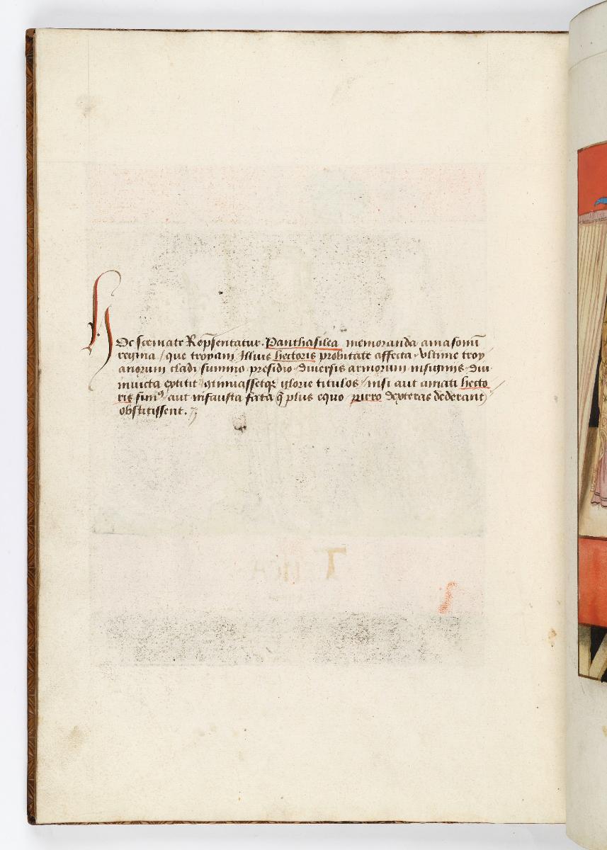 Einzug der Johanna von Kastilien in Brüssel am 9. Dezember 1496: Lebende Bilder: Kommentar zu Penthesilea regina mit zwei Frauen, die ihr Helm und Lanze halten