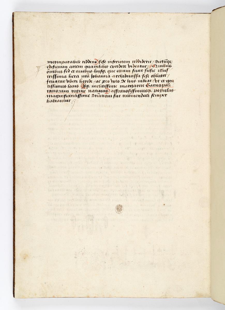 Einzug der Johanna von Kastilien in Brüssel am 9. Dezember 1496: Textseite