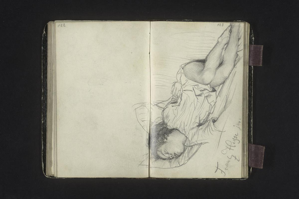 Schlafender Knabe "Franz Heyse jun."