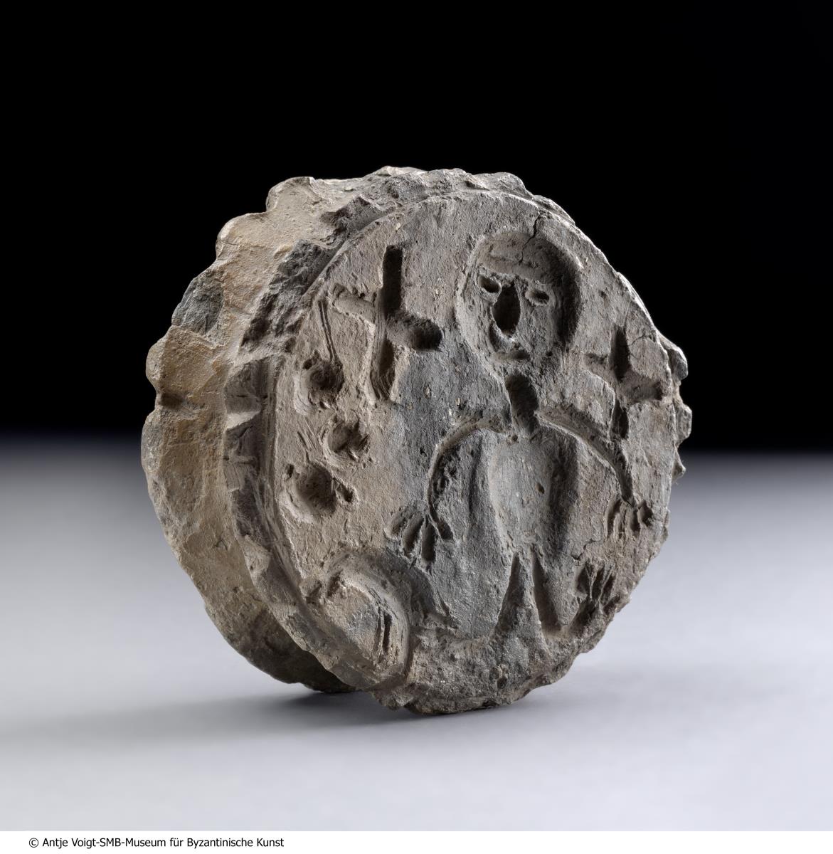 Beidseitig verzierter Stempel