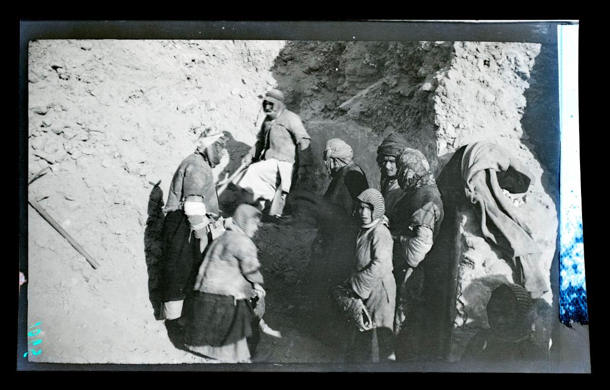 Grabung im al-Dschausaq al-Chaqani, Grabungsaufnahme