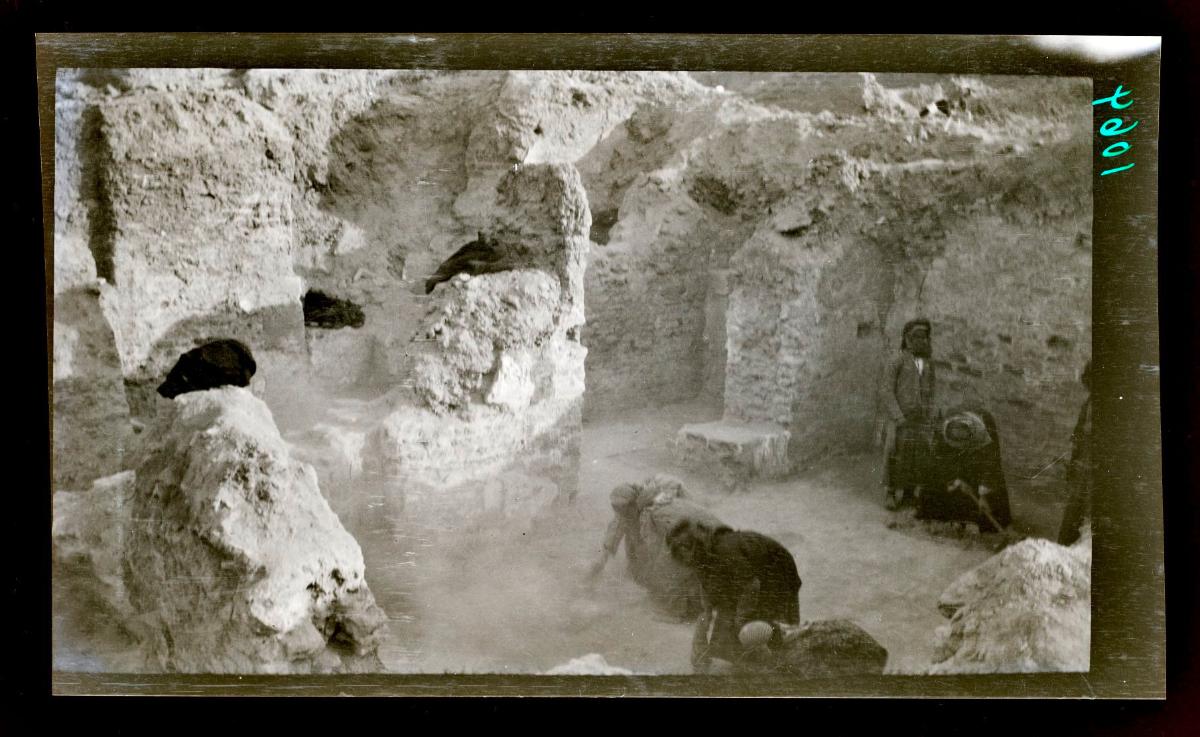Grabung im al-Dschausaq al-Chaqani, Grabungsaufnahme
