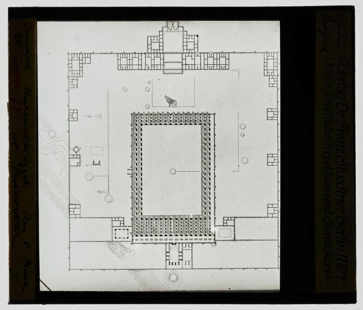 al-Mutawakkiliyya, Abu Dulaf Moschee, Grundriss