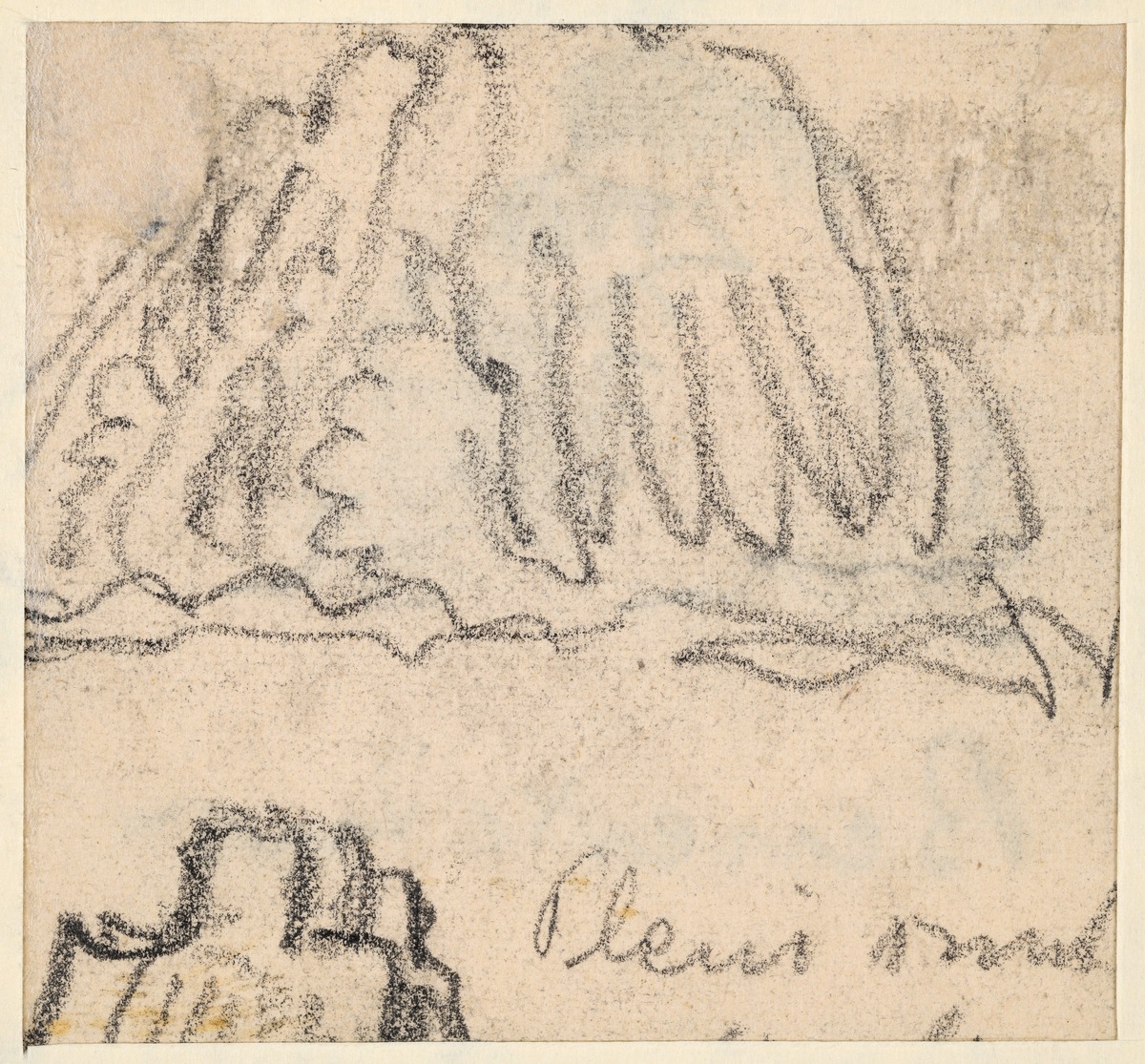 Musikalische Skizze, Recto und Verso