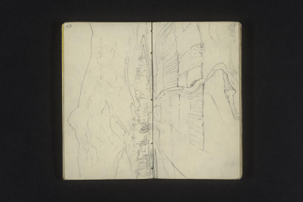 Felder vor Gebirgslandschaft