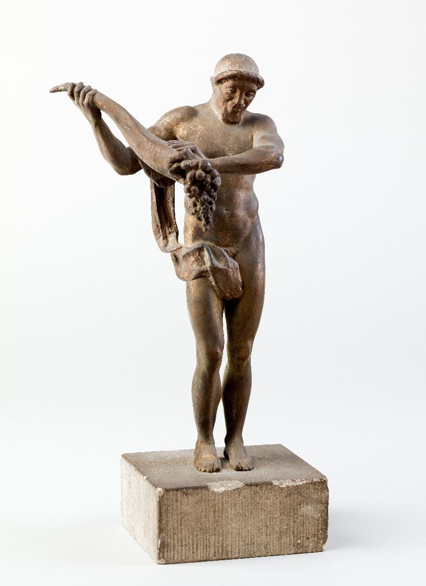 Männliche Figur mit Füllhorn