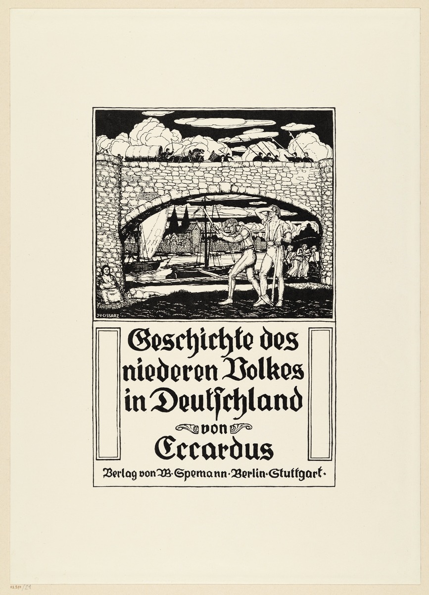 Eccardus. Geschichte des niederen Volkes in Deutschland (Probedruck)