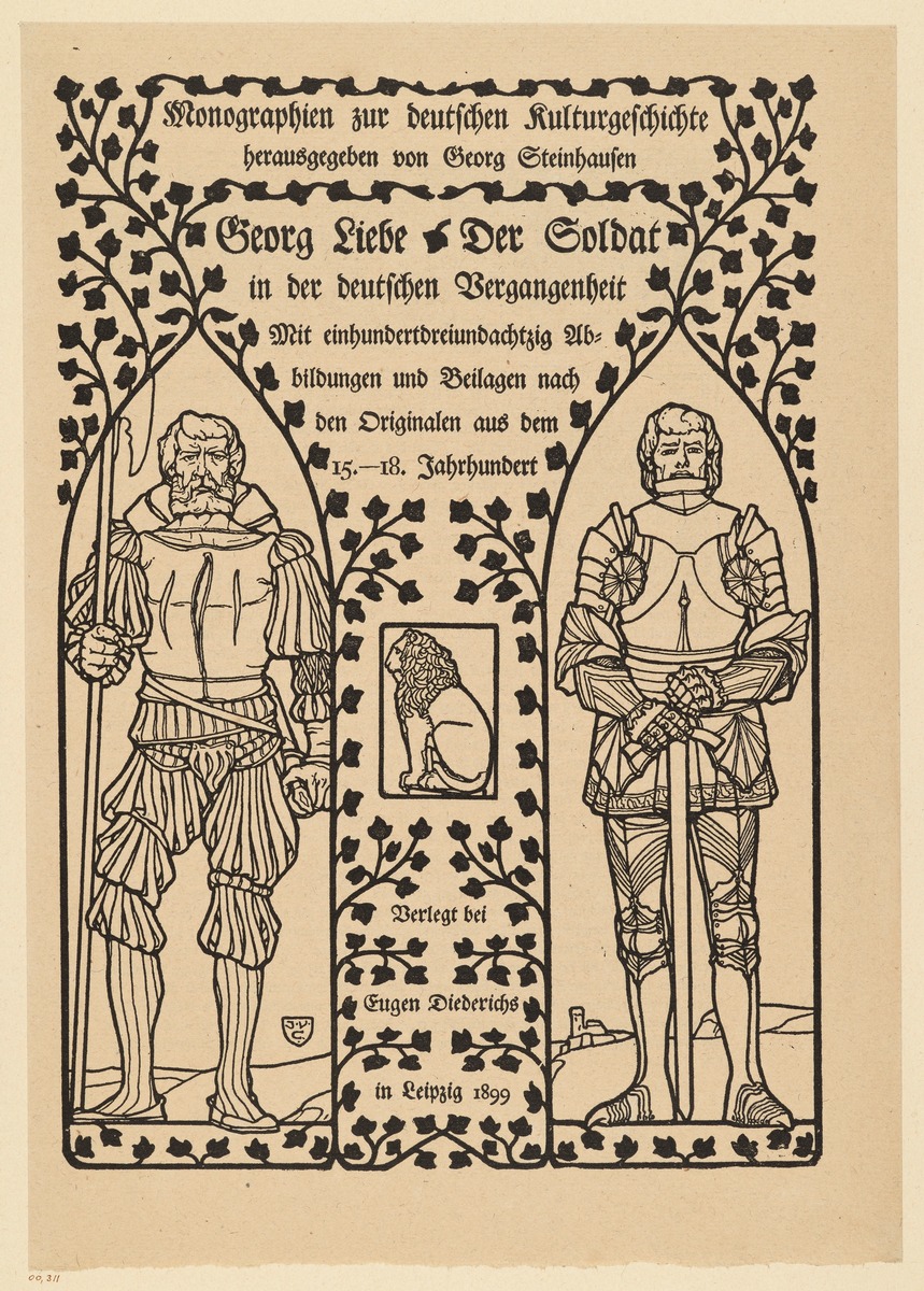 Probedruck zu Monographien zur deutschen Kulturgeschichte