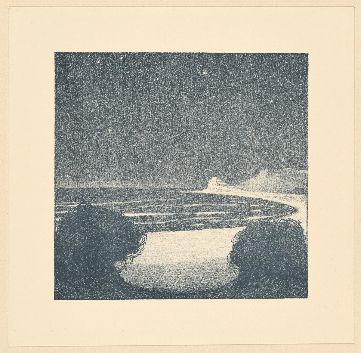 Probedruck der Illustration zu Gottfried Schwab, Wolkenschatten und Höhenglanz