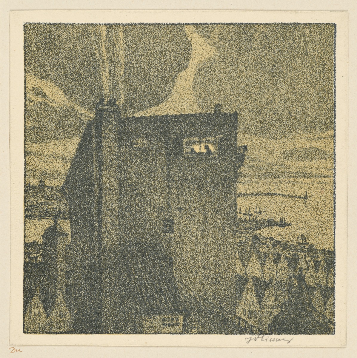 Probedruck der Illustration zu Gottfried Schwab, Wolkenschatten und Höhenglanz