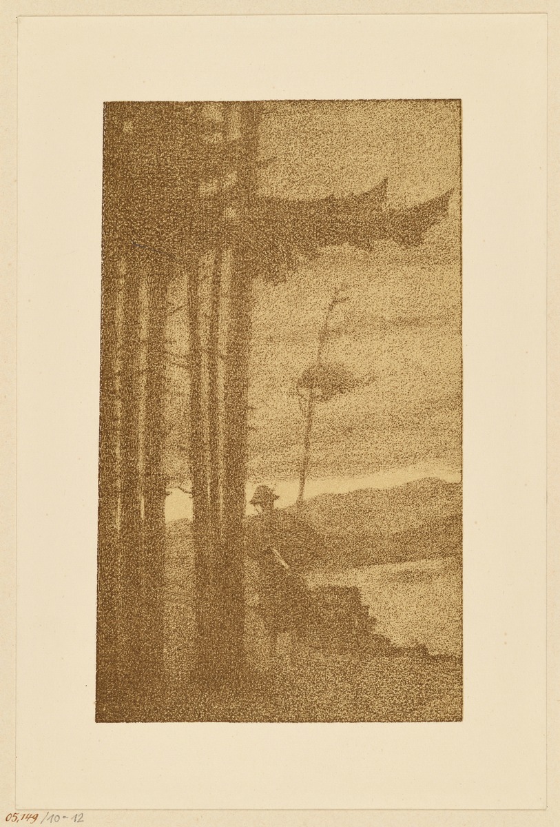 Probedruck der Illustration zu Gottfried Schwab, Wolkenschatten und Höhenglanz