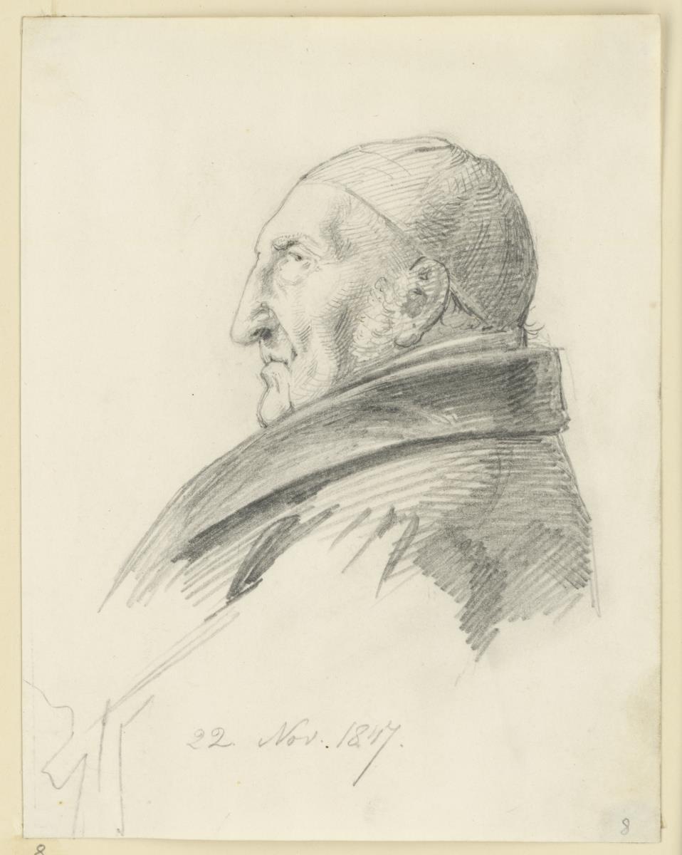Bildnis Johann Gottfried Schadow (Brustbild von der Seite)
