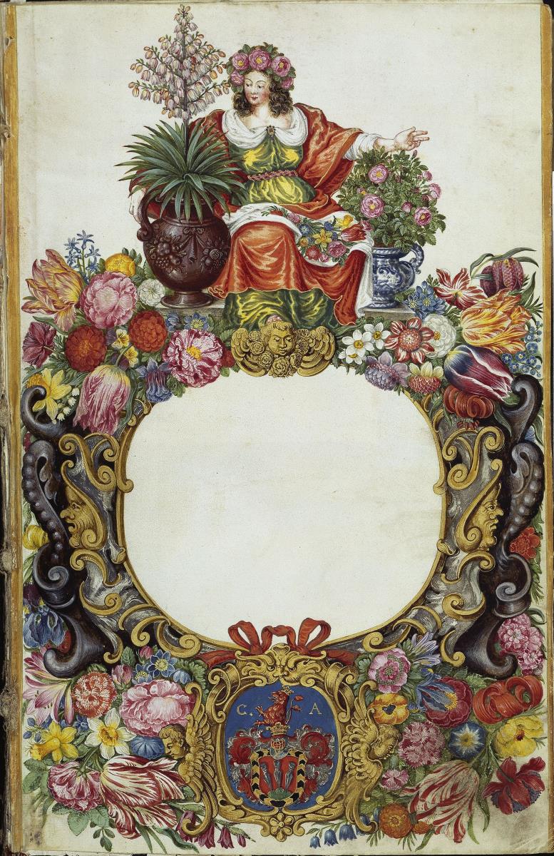 Horti Anckelmanniani, Tom. I [II nicht nachgewiesen], Frontispiz
