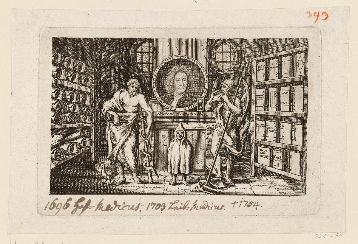 Bildnis des Christoph Horch in seiner Bibliothek