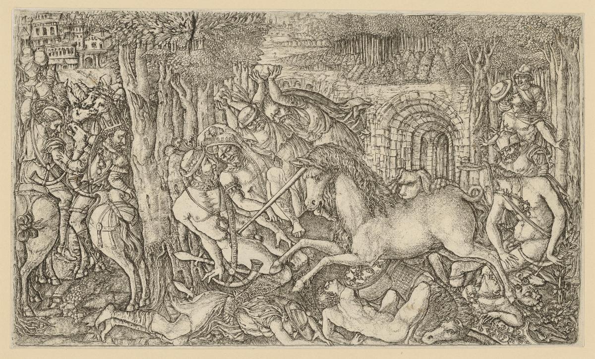 Die Flucht des Königs vor dem Einhorn