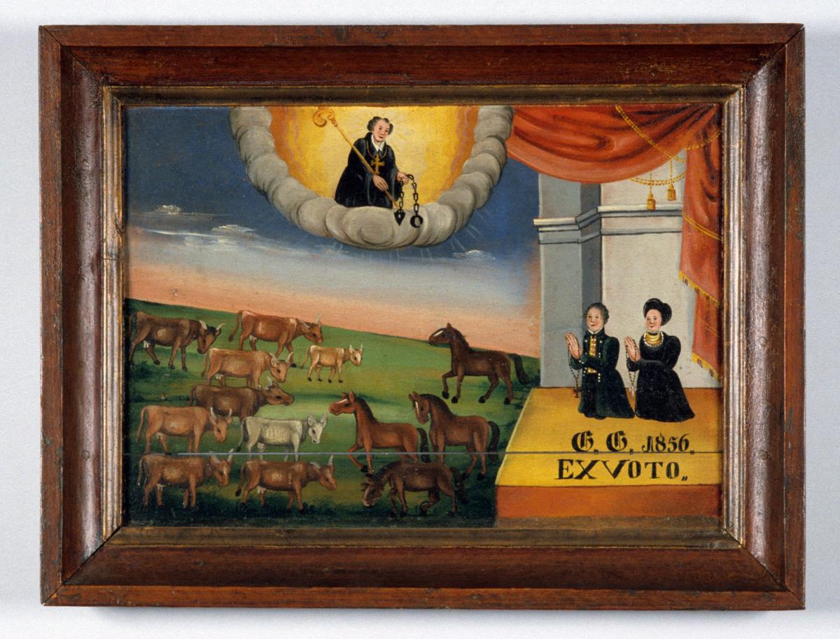 "G.G. 1856. EXVOTO.