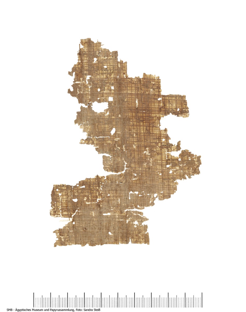 Hieroglyphischer Papyrus mit einem theologischen Text zu Sobek, mit demotischen Glossen