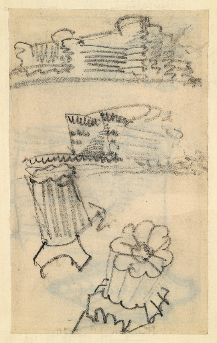 Imaginäre Skizze, Recto und Verso