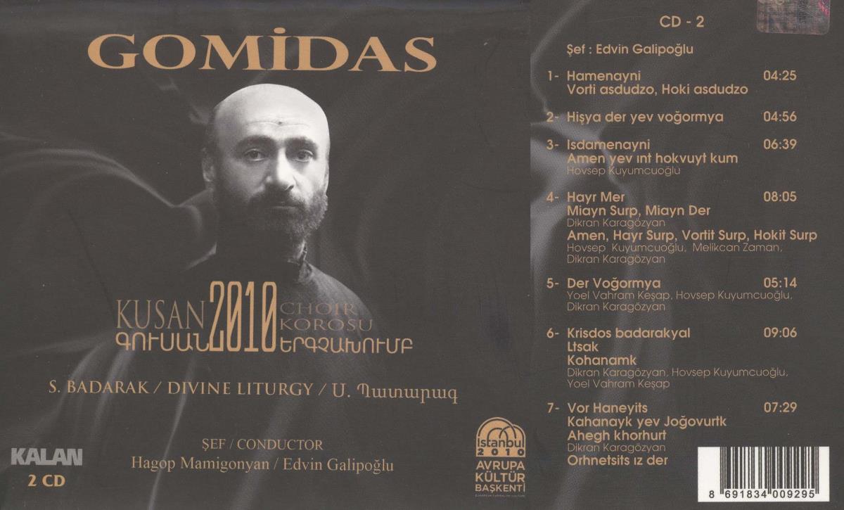 Gomidas. S. Badarak. Divine Liturgy CD-2