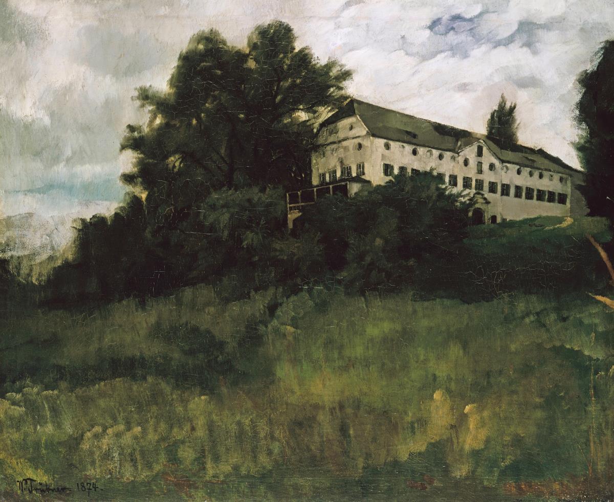 Klostergebäude auf der Herreninsel im Chiemsee