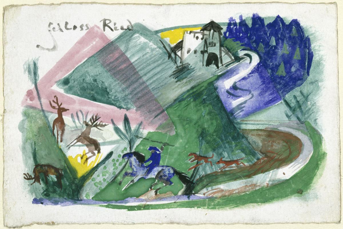 Schloss Ried (Postkarte an Else Lasker-Schüler)