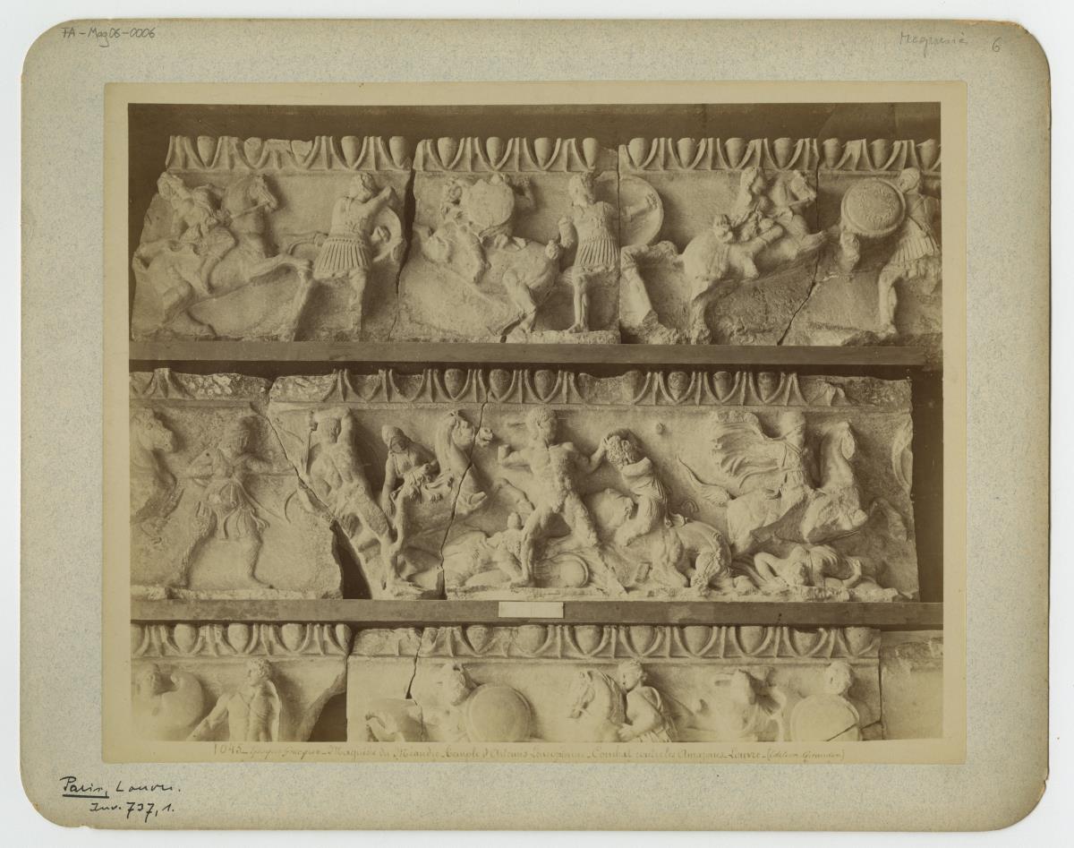 Magnesia am Mäander, Artemision, Fries (Aufstellung in Paris, Musée du Louvre)