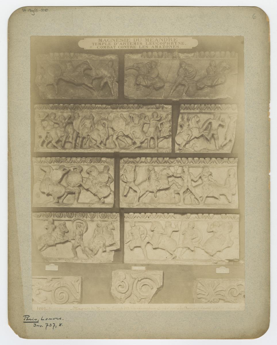 Magnesia am Mäander, Artemision, Fries (Aufstellung in Paris, Musée du Louvre)