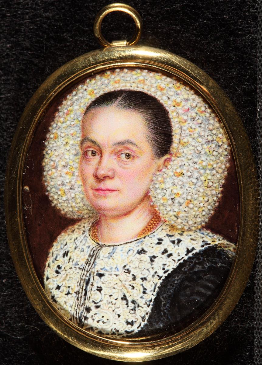Bildnis einer Frau mit Flitterhaube