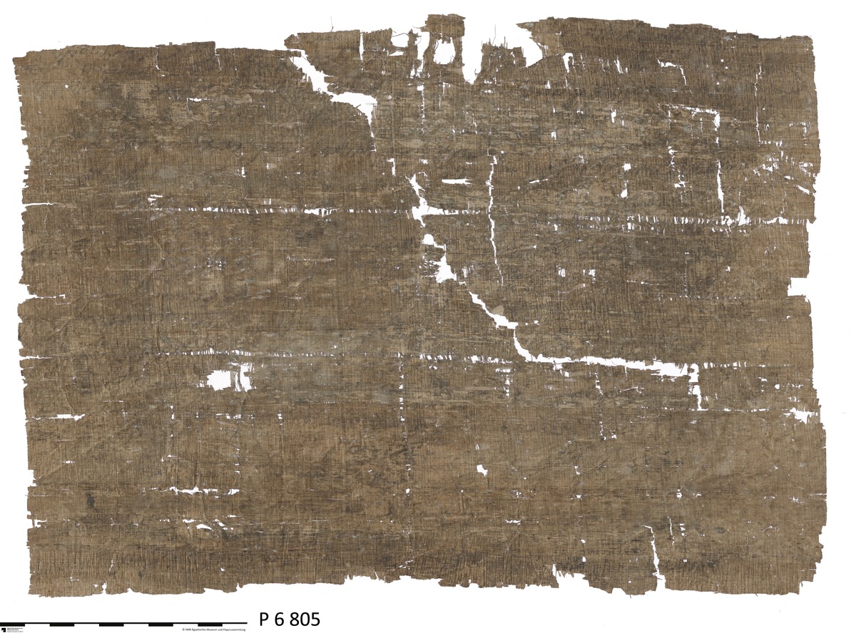 Arabischer Papyrus mit einem Brief