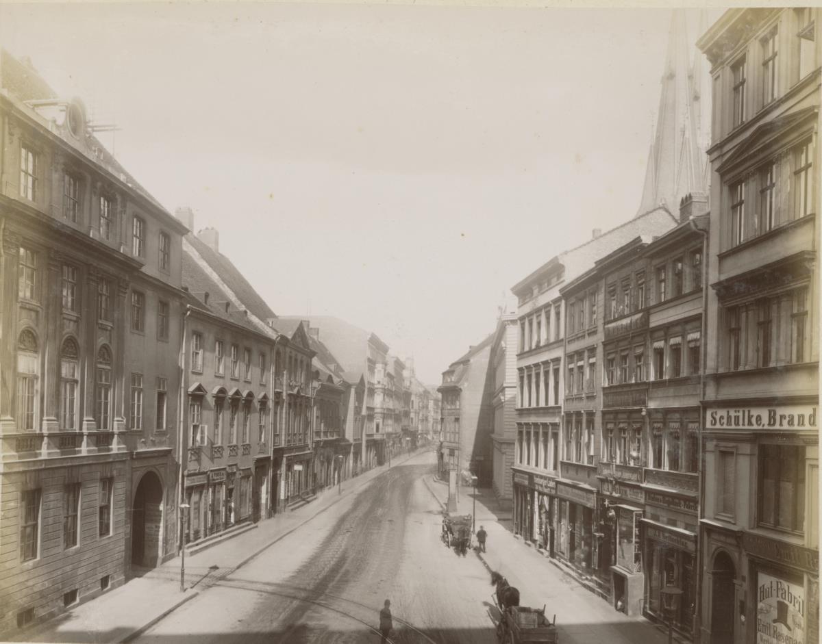 Berlin, Poststraße vom Molkenmarkt aus