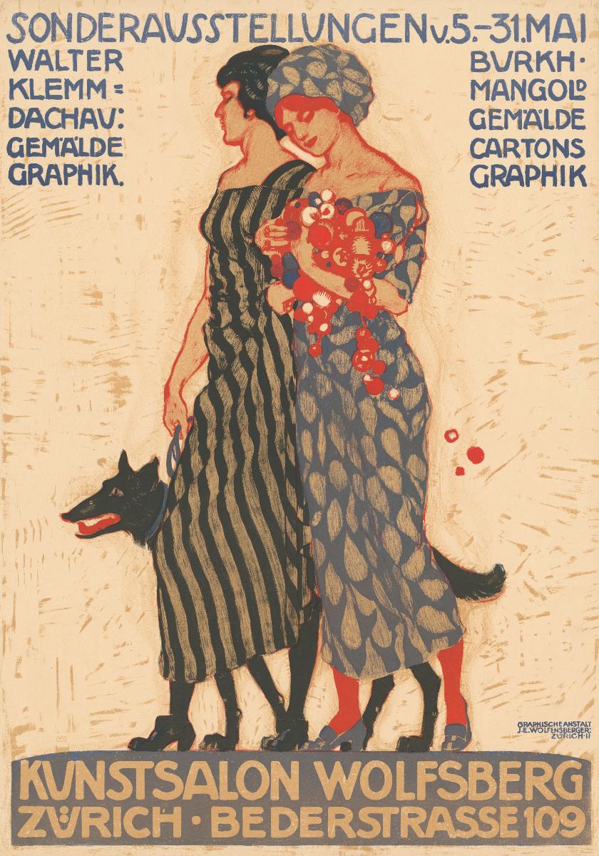 Sonderausstellungen von Walter Klemm und Burkhard Mangold im Kunstsalon Wolfsberg