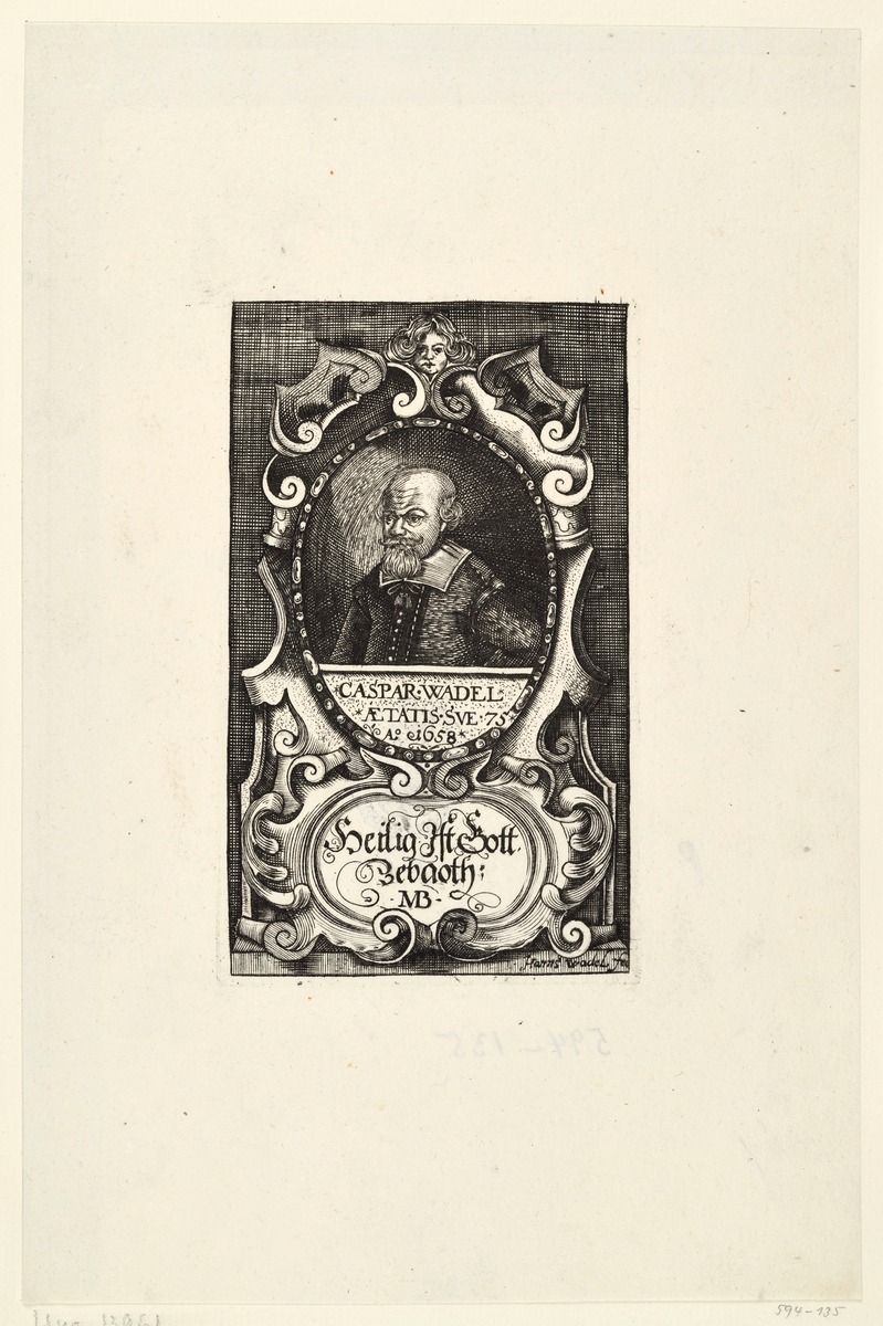 Bildnis des Caspar Wadel, Zinngießer in Nürnberg