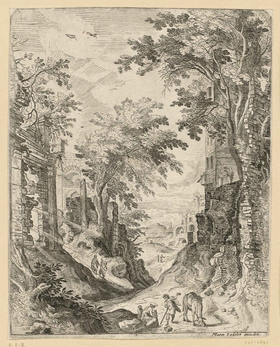 Landschaft mit der Heiligen Familie