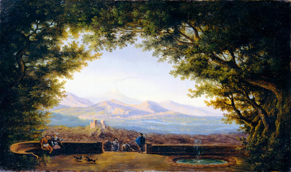 Altan mit weitem Fernblick (Kopie nach Karl Friedrich Schinkel)