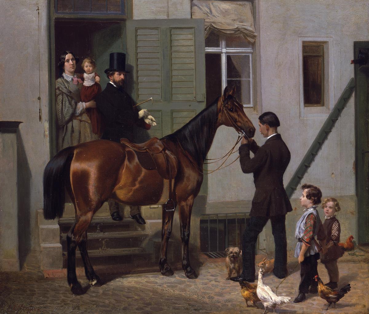 Ausritt des Künstlers