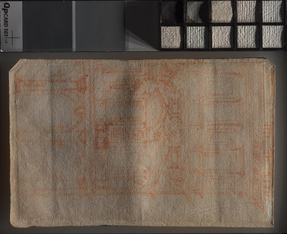 Kopie nach einer Aufrisszeichnung des Palazzo Branconio dell'Aquila