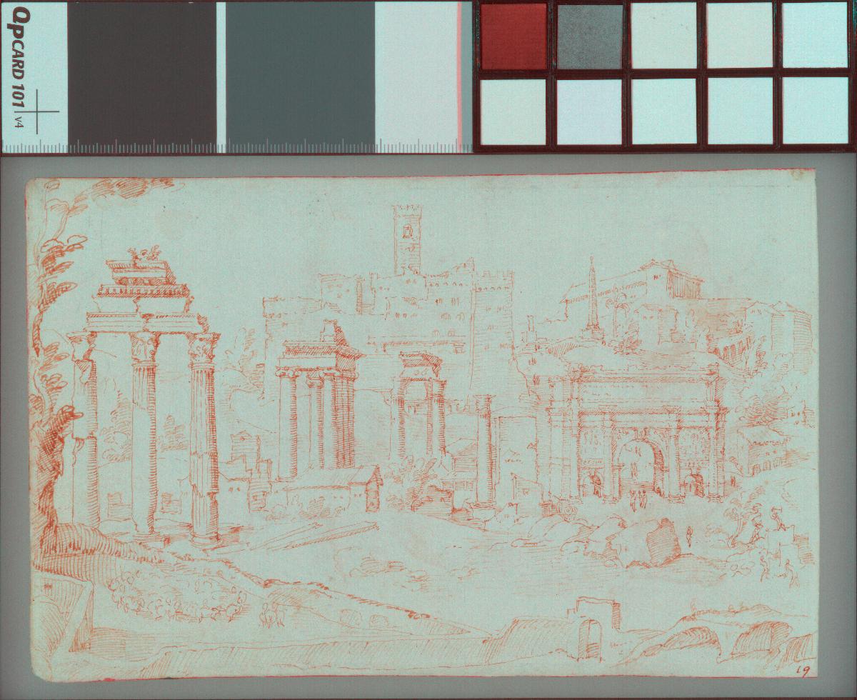 Forum Romanum, vom Palatin aus gesehen