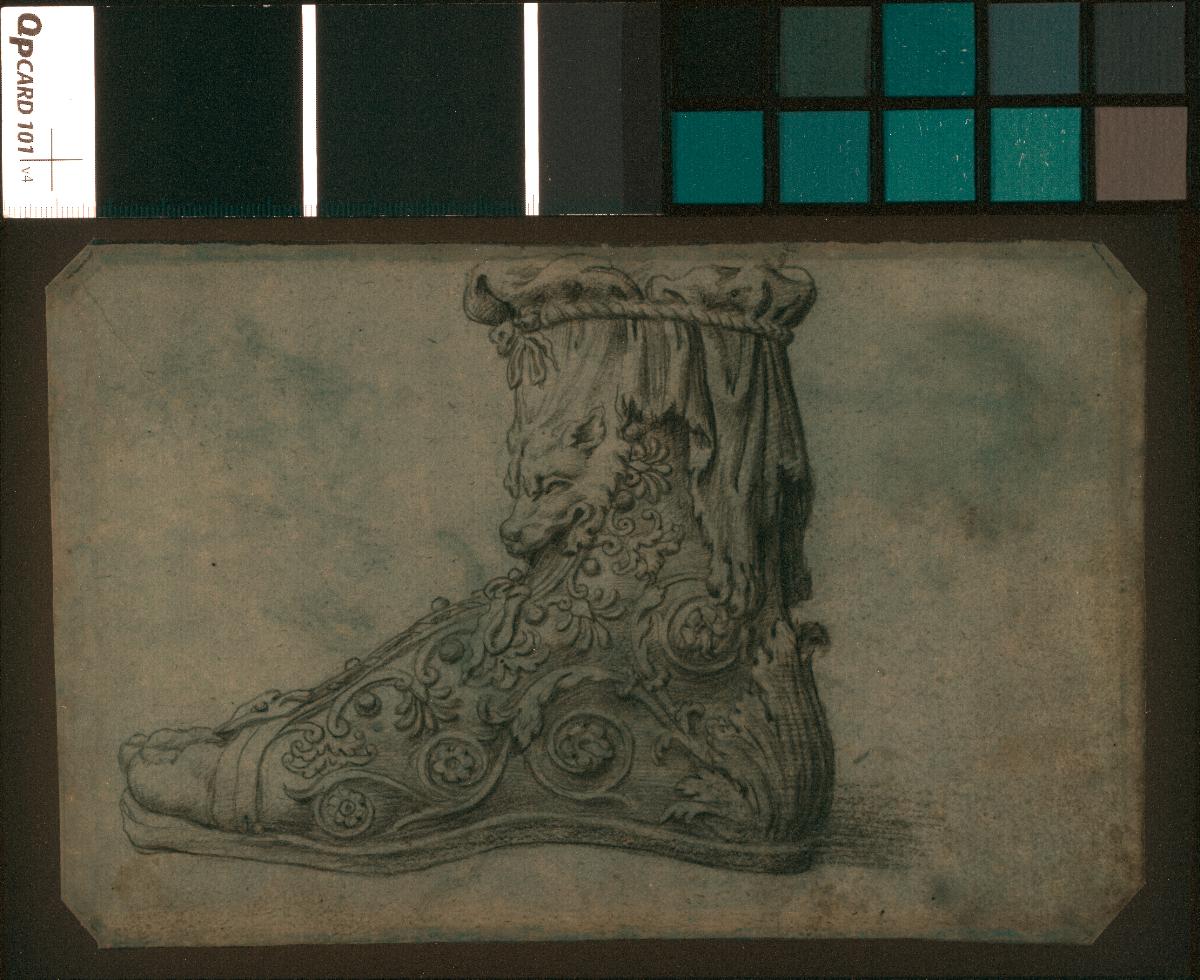 Stiefel des "Genius Farnese"