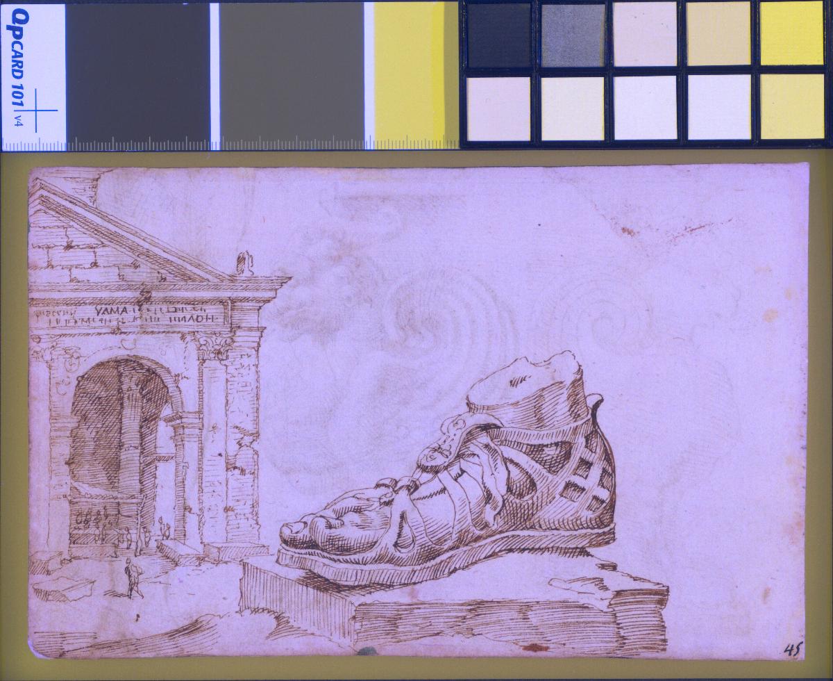 Kolossalfuß und Porticus Octaviae