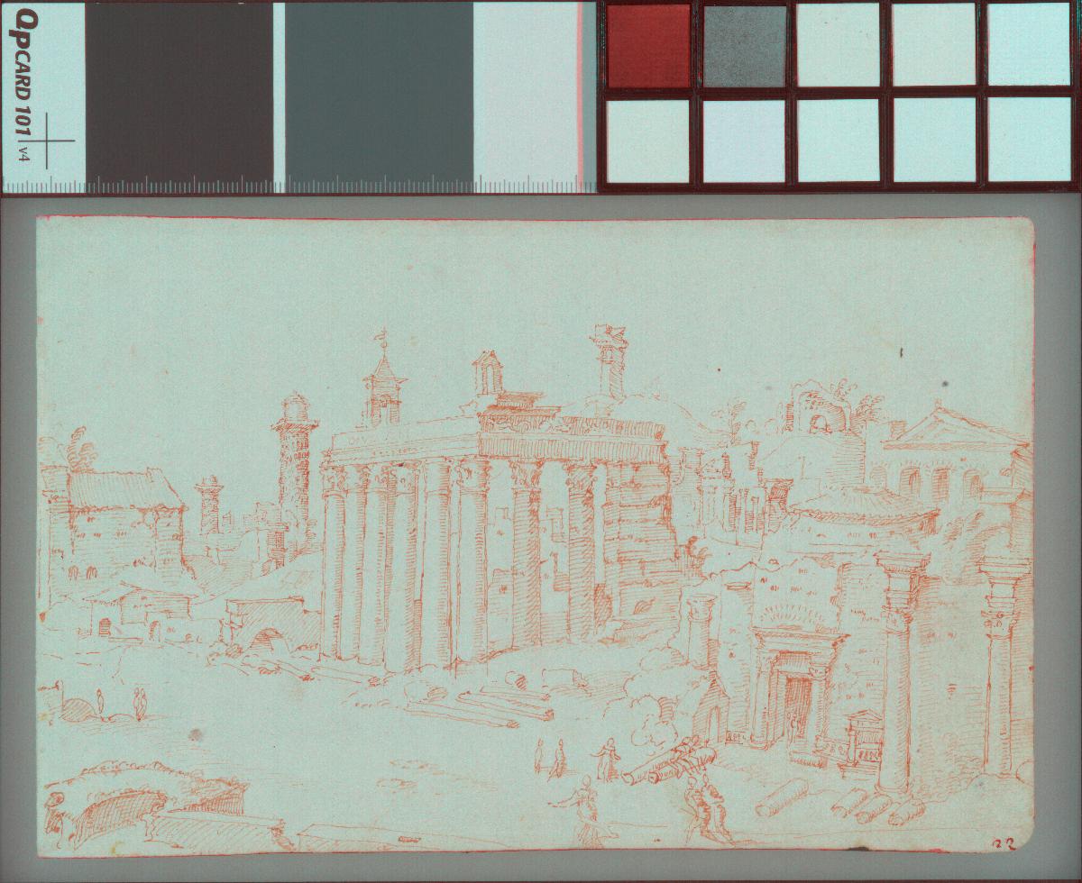 Forum Romanum, vom Palatin aus gesehen