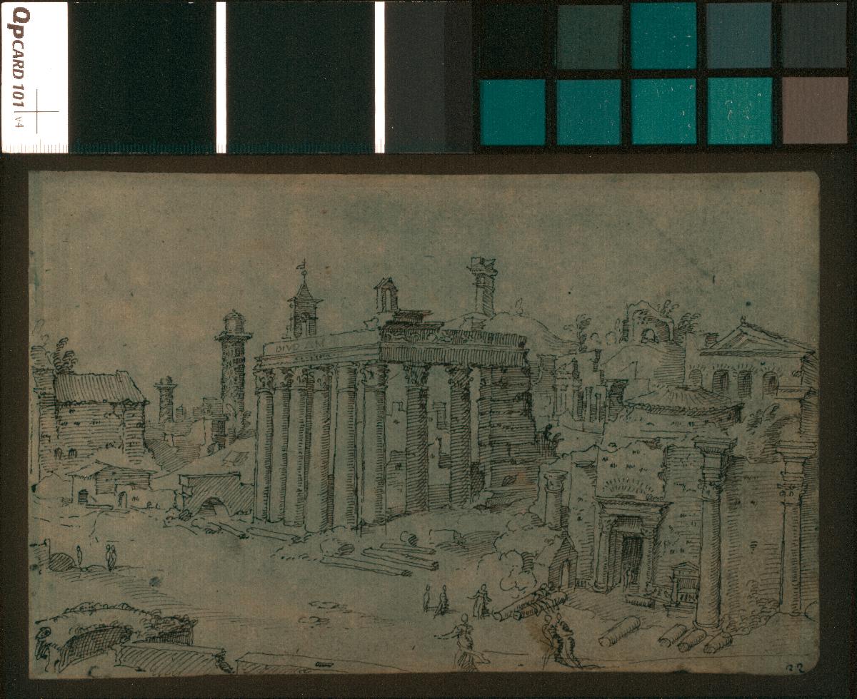 Forum Romanum, vom Palatin aus gesehen