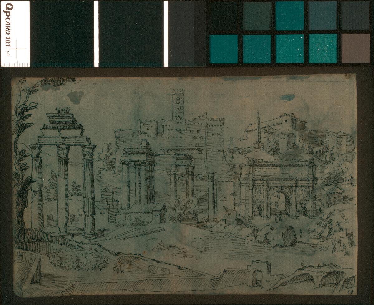 Forum Romanum, vom Palatin aus gesehen