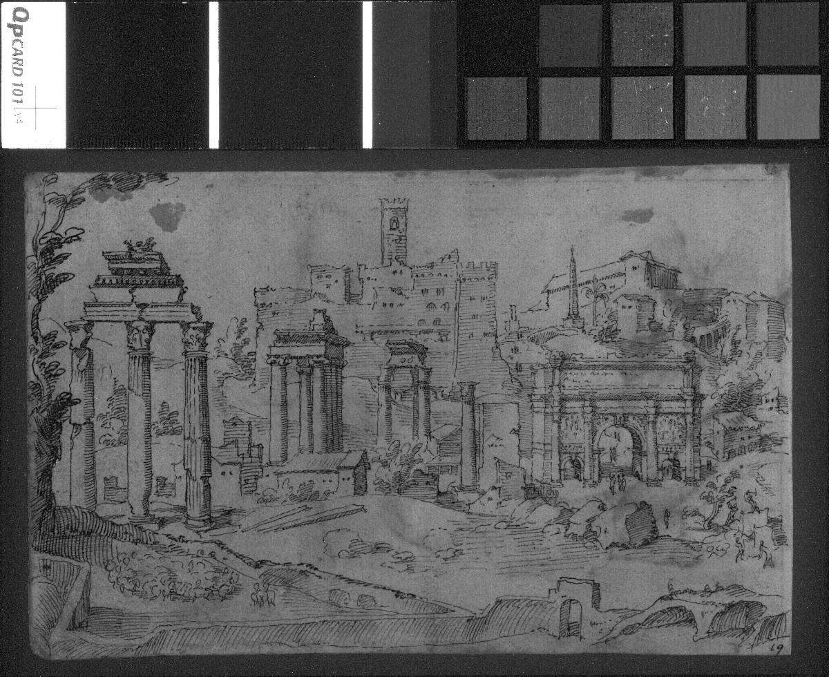 Forum Romanum, vom Palatin aus gesehen