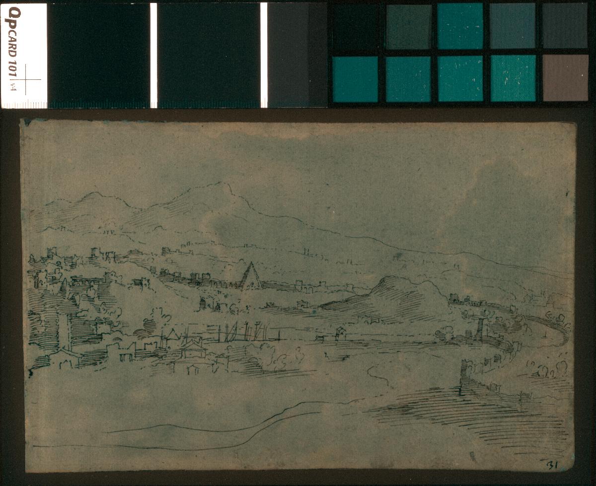Blick auf Rom vom Gianicolo aus