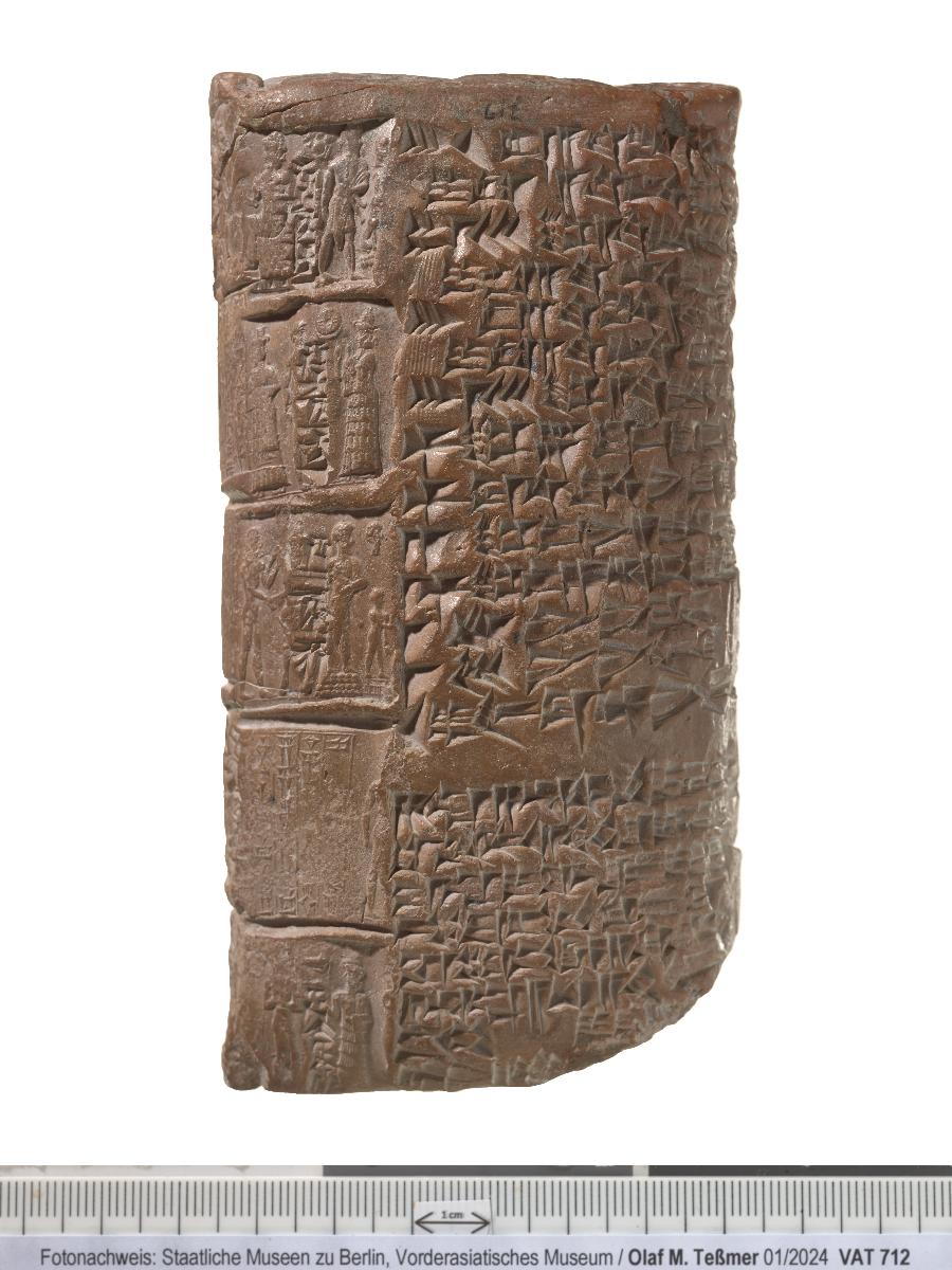 Erbteilungsurkunde (Tontafel mit gesiegelter Hülle)