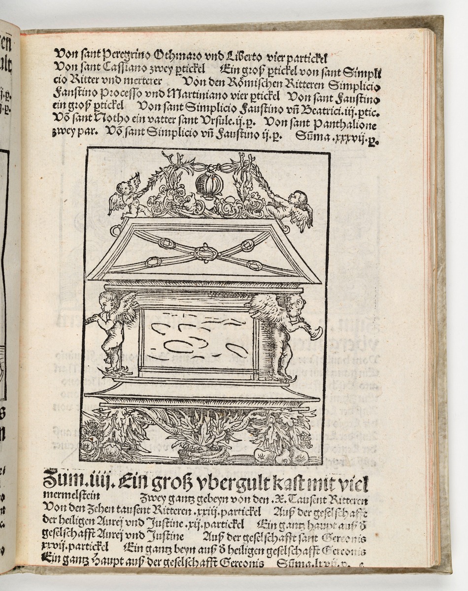 Wittenberger Heiltumsbuch: Großer vergoldeter Kasten
