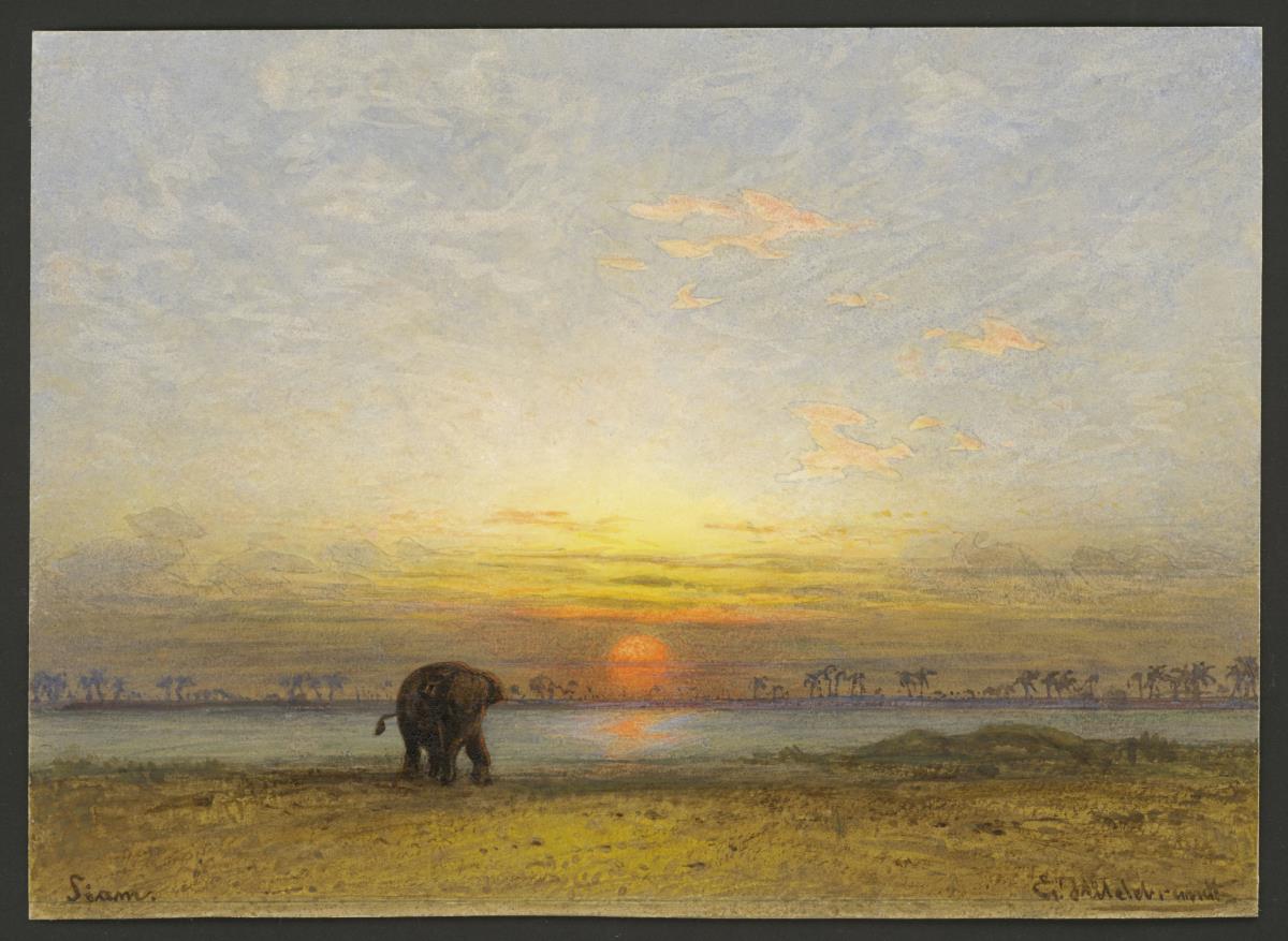 Sonnenuntergang in Siam