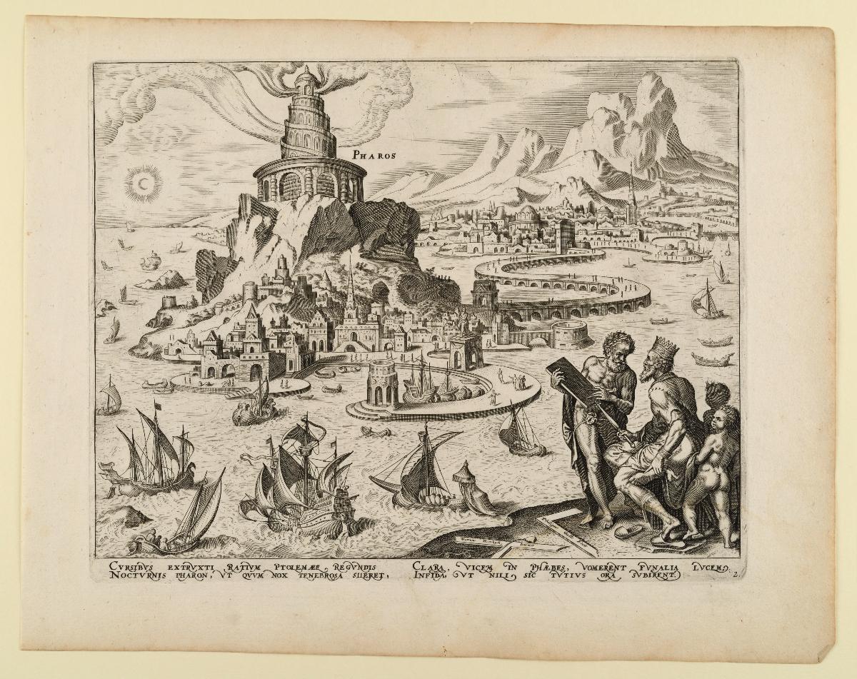 Der Leuchtturm von Alexandria, Blatt 2 aus der Folge: Die acht Weltwunder